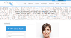Desktop Screenshot of clientesjalsosa.com